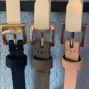 BRAND NEW with tags SMALL 3 BELT SET